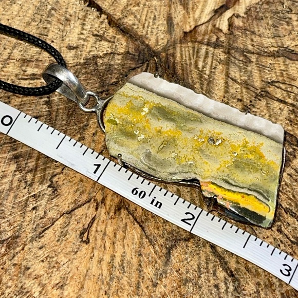 Rough Bumblebee Jasper Pendant 2 1/2” - Picture 8 of 10